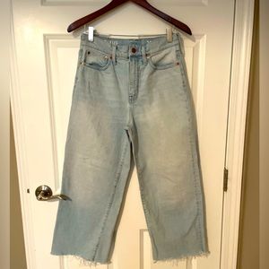 J Crew skim wide leg Jean